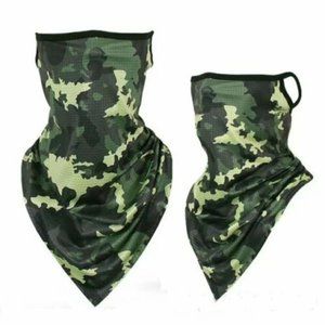 3-PC Adult Fashion Camo Gaiter Buff With Ear Loops